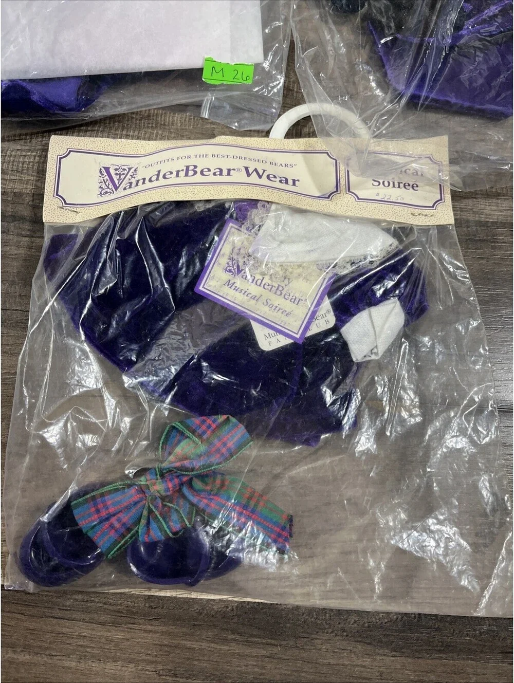 VanderBear Musical Soiree Collection Lot Of 3 Outfits Alice Cornelius Muffy